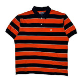 Chaps Ralph Lauren Striped Polo Shirt - XL Black Cotton
