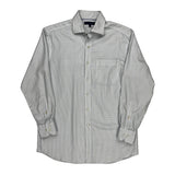 Tommy Hilfiger Checked Shirt - Medium White Cotton