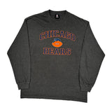 Chicago Bears Nfl Long Sleeve T-Shirt - XL Gray Cotton