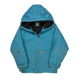 Age 7-8 Carhartt Jacket - Small Blue Cotton