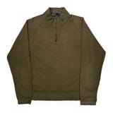 Polo By Ralph Lauren 1/4 Zip - XL Brown Cotton