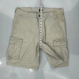 Lee Cargo Shorts - 34W 10L Beige Cotton
