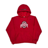 Ohio State Nike College Hoodie - 2XL Red Cotton