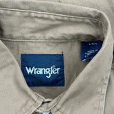 Wrangler Shirt - Large Brown Cotton