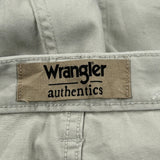 Wrangler Cargo Shorts - 36W 8L Beige Cotton