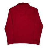 Polo By Ralph Lauren 1/4 Zip - Medium Red Cotton