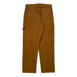 Dickies Double Knee Carpenter Pants - 30W 32L Brown Cotton