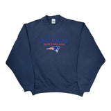 New England Patriots Salem Football Sweatshirt - XL Navy Cotton Blend