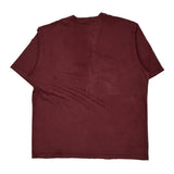Carhartt T-Shirt - 2XL Burgundy Cotton