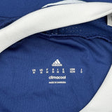 New United Adidas Football Football Shirt - Medium Blue Polyester