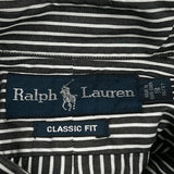 Ralph Lauren Striped Shirt - 2XL Black & White Cotton