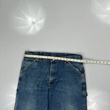 Wrangler Carpenter Jeans - 36W 32L Blue Cotton Blend