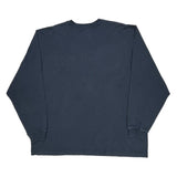 Carhartt Long Sleeve T-Shirt - 2XL Navy Cotton