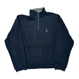 Nautica 1/4 Zip - XL Navy Cotton
