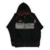 Motorcycles Harley Davidson Graphic Hoodie - 2XL Brown Cotton