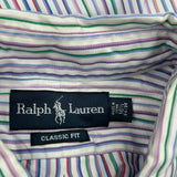 Ralph Lauren Striped Shirt - Large Multicoloured Cotton