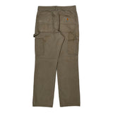 Carhartt Carpenter Trousers - 29W 32L Khaki Cotton
