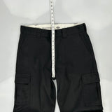 Dickies Cargo Trousers - 36W 34L Black Cotton