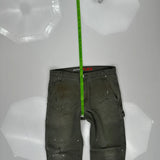 Dickies Double Knee Carpenter Trousers - 32W 29L Grey Cotton