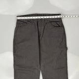 Dickies Carpenter Trousers - 32W 32L Grey Cotton