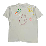 80S Bainbridge Island Softbal Sledman Graphic T-Shirt - Large White Cotton