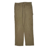 Wrangler Carpenter Pants - 33W 34L Khaki Cotton