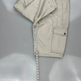 Levis Cargo Shorts - 34W 10L Beige Cotton