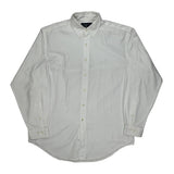 Yarmouth Ralph Lauren Shirt - Large White Cotton