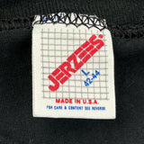 Made In USA Single Stitch Arizona Jerzees Graphic T-Shirt - Large Black Cotton Blend