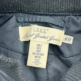 H&M Bomber Jacket - Small Navy Polyester