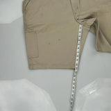 Carhartt Cargo Carpenter Shorts - 40W 11L Beige Cotton