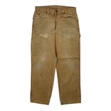 Dickies Carpenter Pants - 32W 31L Brown Cotton