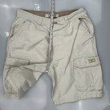 Sonoma Cargo Cargo Shorts - 34W 9L Beige Cotton