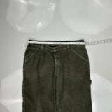 Denver Hayes Carpenter Pants - 35W 29L Gray Corduroy