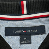 Tommy Hilfiger Spellout Sweatshirt - Medium Black Cotton