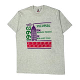 Fruit Of The Loom Graphic T-Shirt - XL Grey Cotton