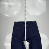 Big Bill Cargo Pants - 33W 31L Navy Cotton Blend