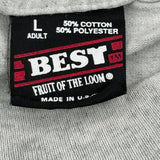 Single Stitch Francis Howell Seniors Fruit Of The Loom College T-Shirt - Large Gray Cotton Blend