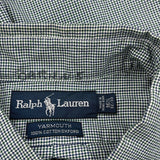 Yarmouth Ralph Lauren Checked Shirt - Large Black & White Cotton