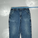 Carhartt Carpenter Jeans - 33W 33L Blue Cotton