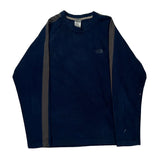 The North Face Fleece - Large Blue Polyester
