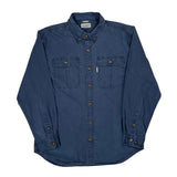 Carhartt Denim Shirt - Large Blue Cotton