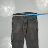 Dickies Carpenter Pants - 32W 30L Gray Cotton Blend