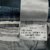 Levis Skinny Jeans - 36W 31L Blue Cotton