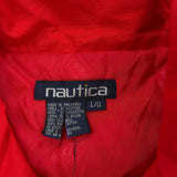 Racing Nautica Spellout Windbreaker - Large Navy Cotton