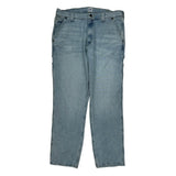 Lee Carpenter Jeans - 38W 31L Light Wash Denim