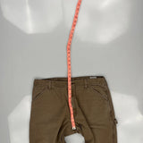Dickies Cargo Carpenter Trousers - 36W 32L Brown Cotton
