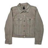 Gap Denim Jacket - Small Beige Cotton