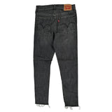 Levis Skinny Jeans - 28W UK 8 Grey Cotton
