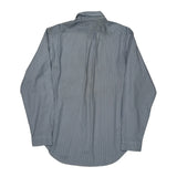 Ralph Lauren Striped Shirt - Large Blue Cotton